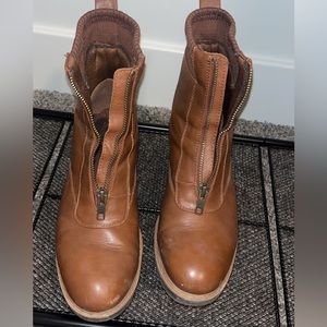 Brown booties
